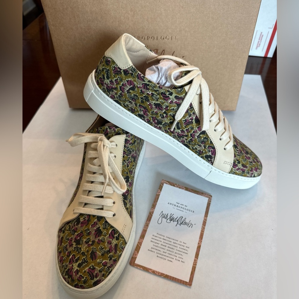 Shade Akanbi African ginkgo  x Anthropologie Size 40 US 10 Sneakers RARE
